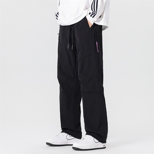 春款美冲锋裤男户外机能风登山运动裤高街设计感休闲裤AK0251-P53图片