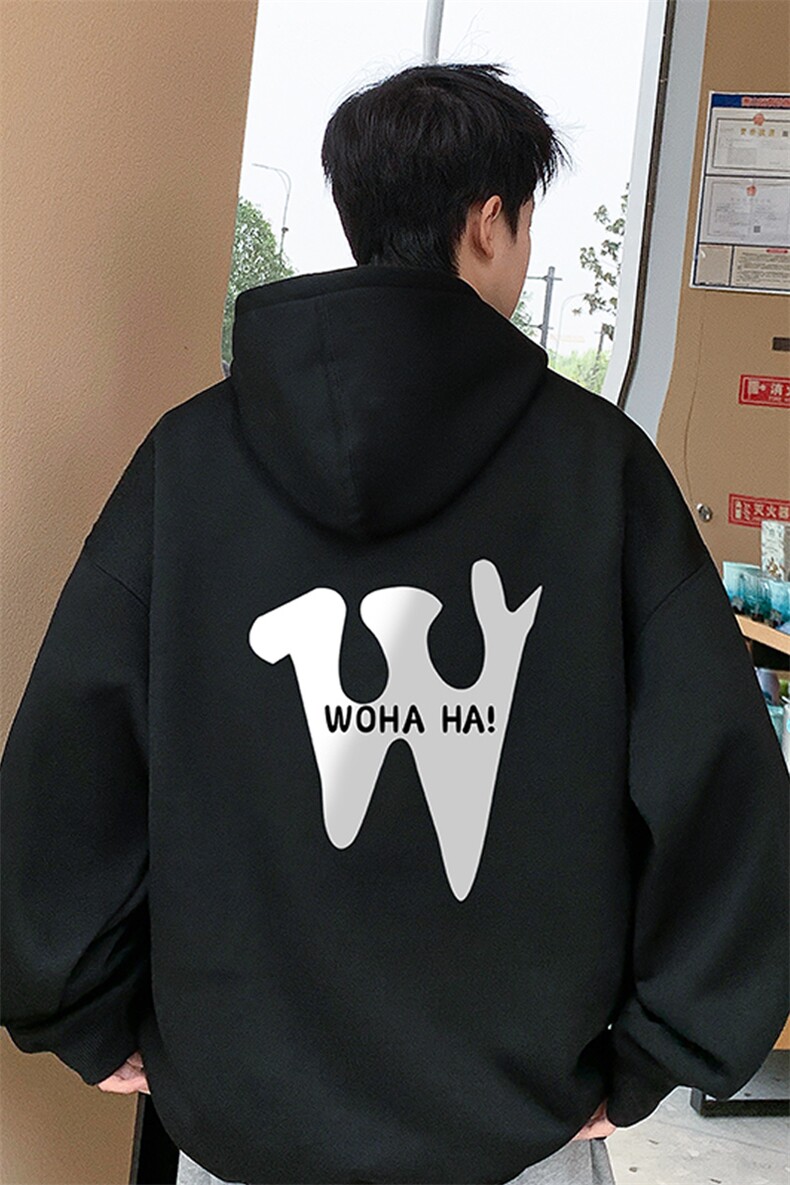 ！连帽圆领卫衣男装港风帽衫男LM126-P35,男装卫衣,电商B367