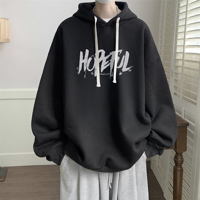 连帽卫衣男大码胖子帽衫大号运动服WY2425-P35图片