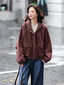 时尚休闲宽松202加绒加厚保暖棉衣棉服图片