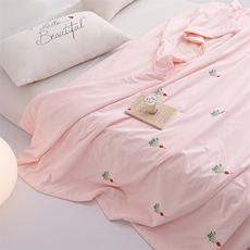 新款A类凉柔大豆夏被--萝卜款，被套/被芯，一起卖家纺