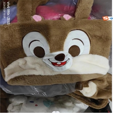 朵菲毛绒玩具 松鼠包包（十个起售）