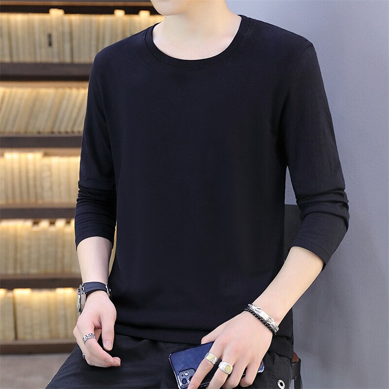 男士春秋季圆领长袖纯棉T血白色16彩色17，男装卫衣，星座1206（原A206）