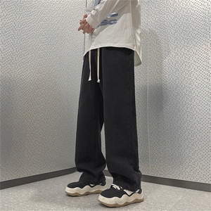 抖音品质 大货 男士大码牛仔裤橡筋裤松紧腰 NZ100-P35 限价58图片