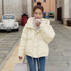 新品大主推现货90白鸭绒羽绒服韩版设计感ins风P255K358图片