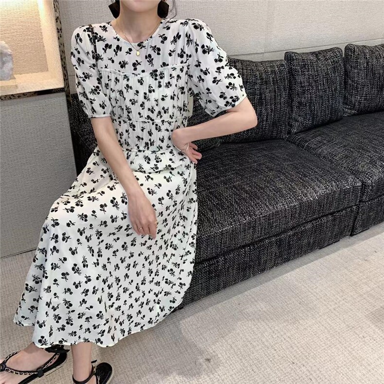 077连衣裙，女装连衣裙，Mokou陌扣