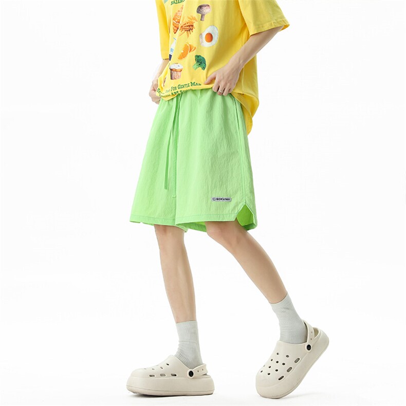 02夏季美式高街hipho格子肌理速干运动五分短裤XZ211-1-K2529-P40,男装牛仔裤,星座211-1