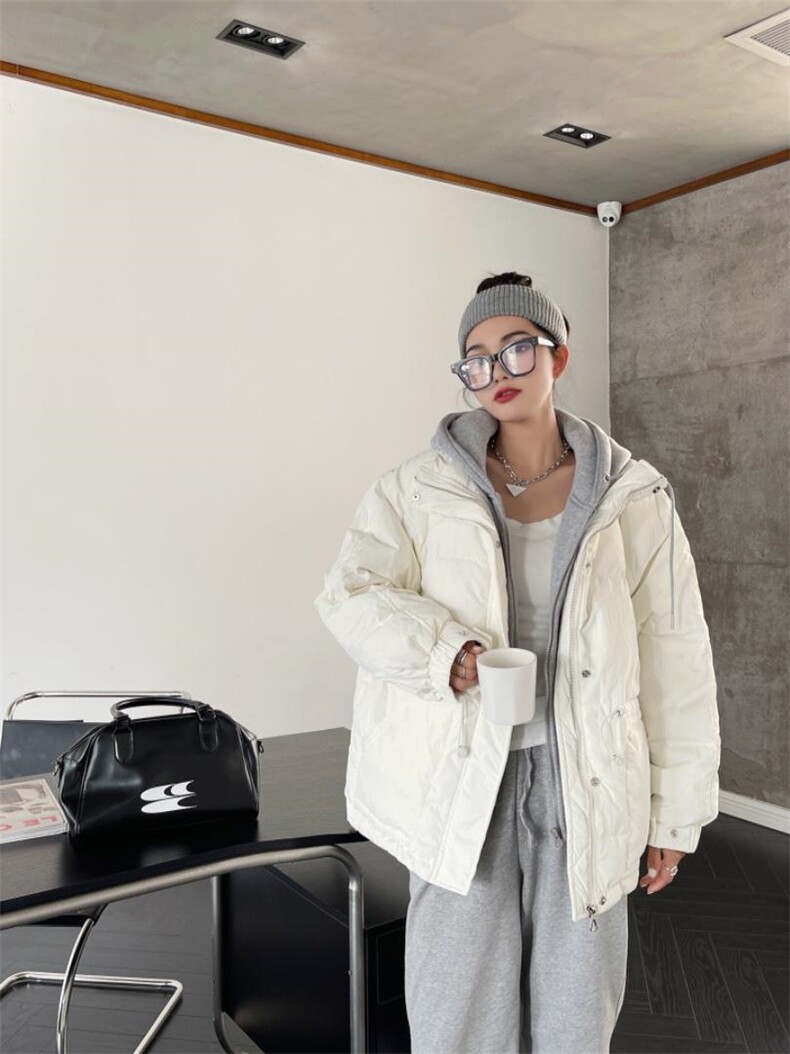 现货主推款羽绒服，假2件，女装羽绒服，精典蓝月