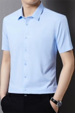 DX83088夏季新款男士短袖纯色衬衣百搭衬衫商务男装，男装T恤，电商B360
