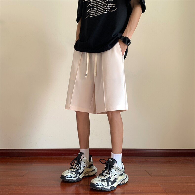 短裤男夏季新款冰丝坠感五分裤中裤DK807-P35,男装休闲裤,星座214-3