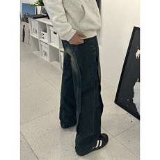 B221美式ins高街加绒加厚牛仔裤LK23134-P65控88，男装牛仔裤，电商B221
