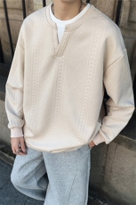 潮流宽松假两件卫衣潮牌休闲上衣A161-MT-2601-P45，男装卫衣，电商A161