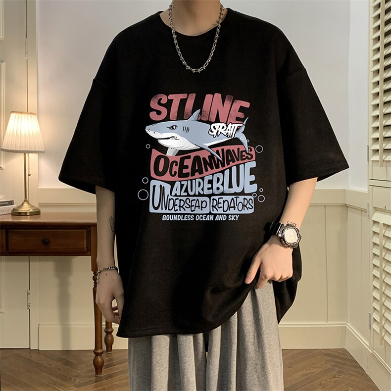 麂皮绒短袖t恤男大码半袖男 酒店风 JD82331-P25图片