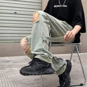 美式牛仔裤男款秋季长裤潮 NT772 P42图片