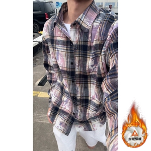 秋季格子衬衫休闲内搭衬衣高级感外套男C2239-特P28/CJ9741-特P42图片