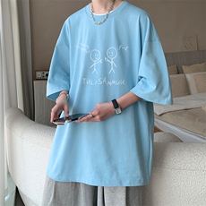 230g重磅纯棉短袖t恤男大码半袖半截袖DX17302-P20，男装T恤，电商A040