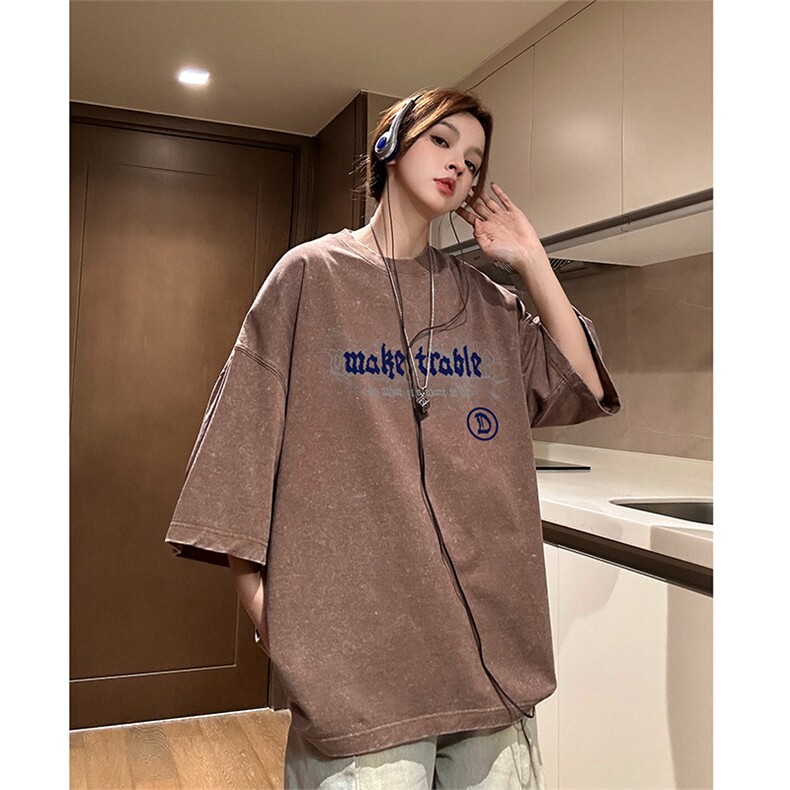 得物直播品质240重磅水洗xz605-dsx260特批30控49,男装T恤,星座605(原A050)