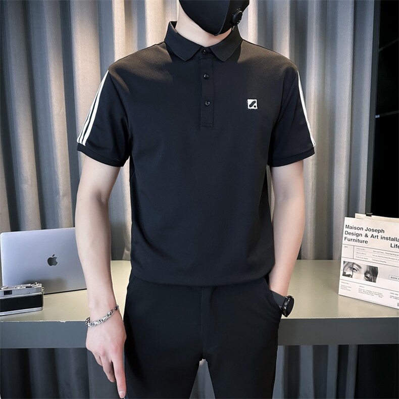 小伙风短袖T恤男夏季薄款Polo衫,男装Polo衫,电商B340