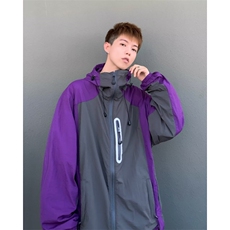 男真抽绳冲孔防晒防紫外线连帽冲锋衣山系户外登山服W9318，男装防晒衣，星座1116A-1（原606A）