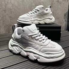 厚底老爹鞋男秋季新款时尚小白鞋运动休闲鞋，男鞋休闲鞋，星座1407-6