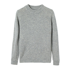 套头半高领长袖纯色时尚显瘦百搭儿童羊毛衫，童装儿童羊毛衫，乐贝童装