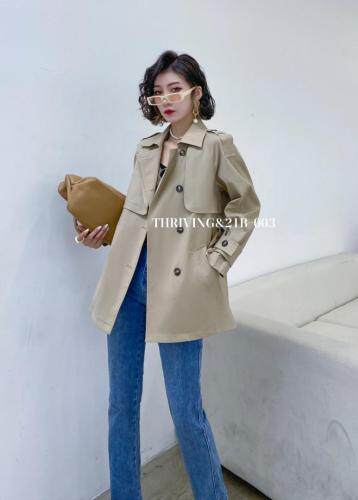 短款风衣外套，女装风衣，斯瑞威