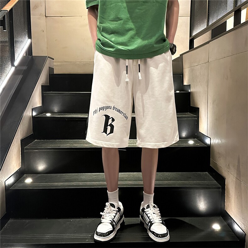 D2020-P38控48抖音潮牌美式篮球裤子大码肥仔高街潮ins五分裤,男装牛仔裤,星座116