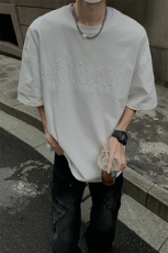 港风钢印字母潮短袖T恤男DT77775P25块特价控48：供抖音视频，男装T恤，星座227-7