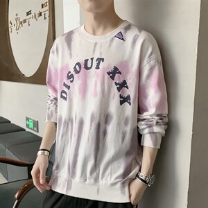 【】A003-HW3089-P60春装新款圆领扎染卫衣 家乐1图片