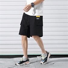 A003-HK7013-P45夏装时尚男装贴标潮牌工装裤卷帘门2，男装休闲裤，电商A003