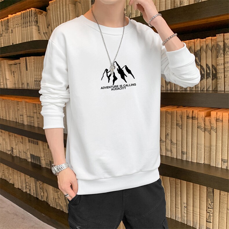跑量卫衣男22秋季打底上衣潮流韩版宽松T恤时尚百搭长袖W168,男装卫衣,星座815-2