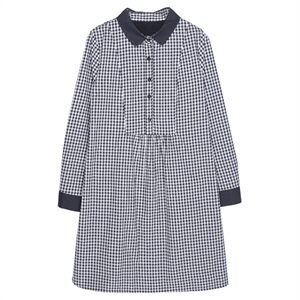 加绒衬衣排多扣2025年冬季新款时尚长袖休闲中长款格子加绒衬衫，女装衬衫，风姿绰