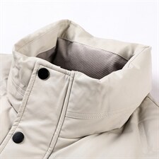 中年羽绒服男冬季宽松立领羽绒服爸爸冬装保暖外套BJY08195-P200，男装羽绒服，电商B212（原钱塘6029）