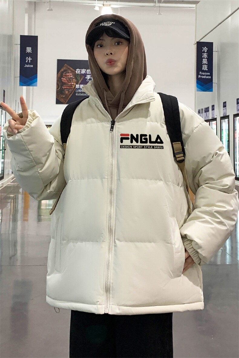 2023冬上新学生加棉加厚棉服潮中性风立领棉衣外套男女8802-P60,男装棉衣,电商A441-1