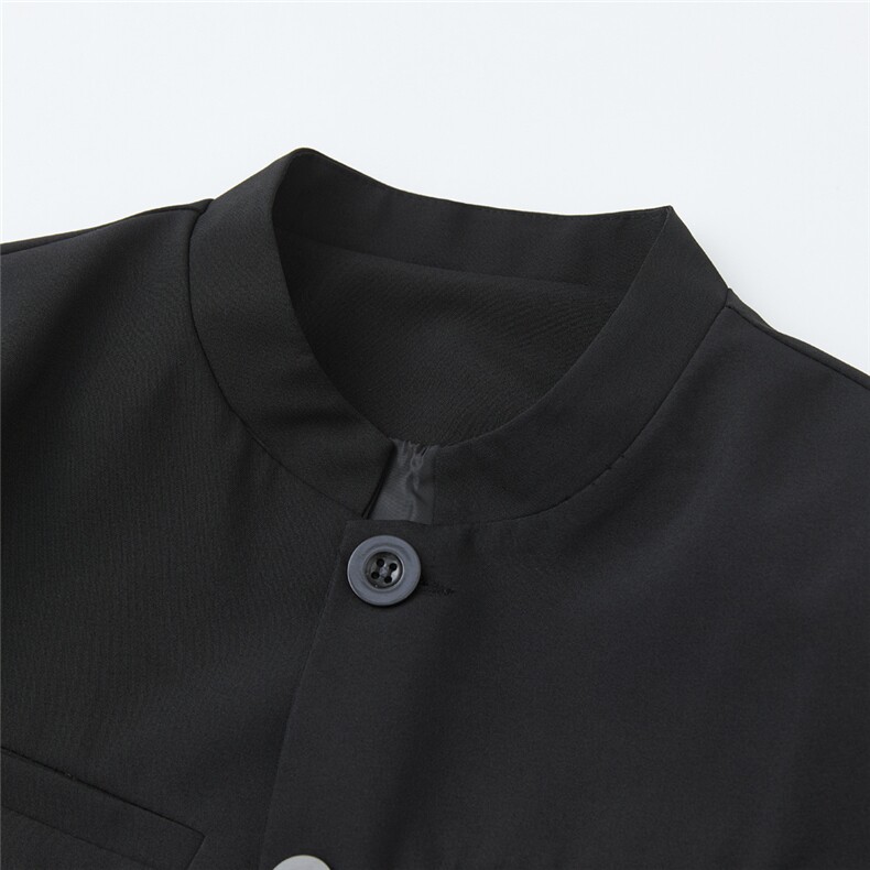 风春男立领西装单排扣外套本命红新中式中山装西服JAK35P60,男装西服套装,星座1013-1