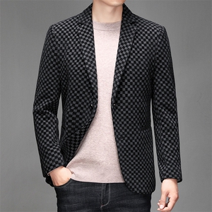 V3203钱塘2020-3秋季中老年男装休闲西服时尚百搭外套P155图片