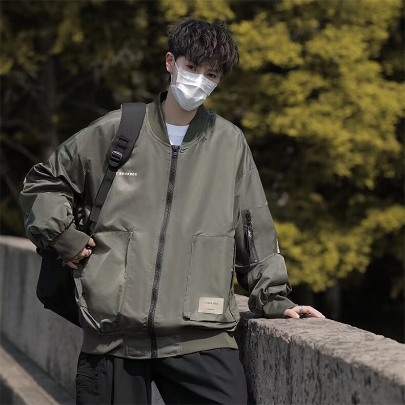 秋季青春流行男夹克文艺潮外套WK61P68,男装夹克,星座1116-2