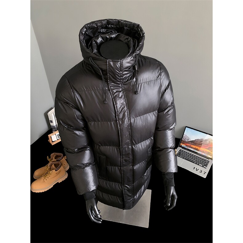 冬季中长款棉衣男连帽加厚休闲棉服青年棉衣宽松A266-MY903-P115,男装棉衣,电商A266