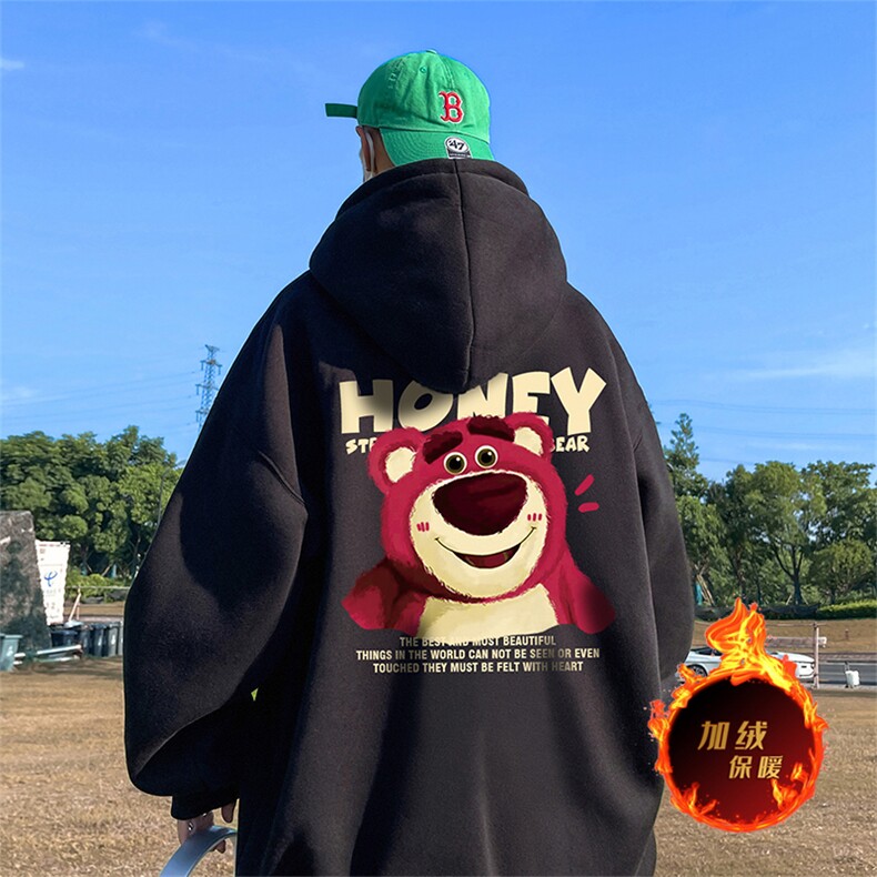 500克重磅秋冬美式加绒加厚卫衣外套DL1358常规特P35绒特P40,男装卫衣,电商A486
