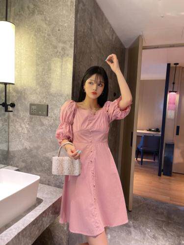 日韩连衣裙，女装连衣裙，花海QY