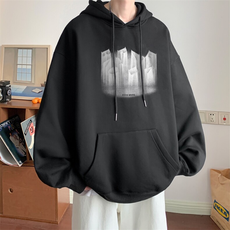 ！连帽圆领卫衣男装港风帽衫男LM147-P35,男装卫衣,电商B367