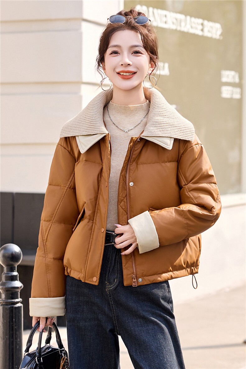 现货！2025冬季新款白鸭绒羽绒服女,女装羽绒服,慕咨
