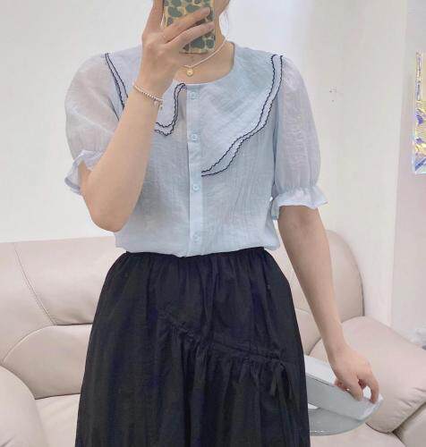 夏季新款洋气小衫，女装，依洛菲