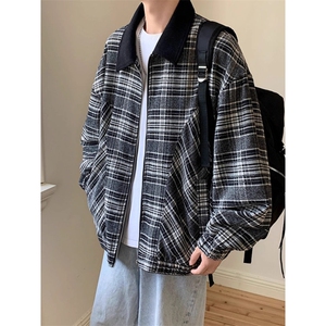 1506-1/JW051森普服装/P64小香风格纹工装夹克男士高级感外套上衣图片
