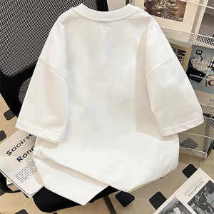 300克得物重磅100纯棉宽松拉链结构感光板短袖T恤男 RH5026-特P33图片