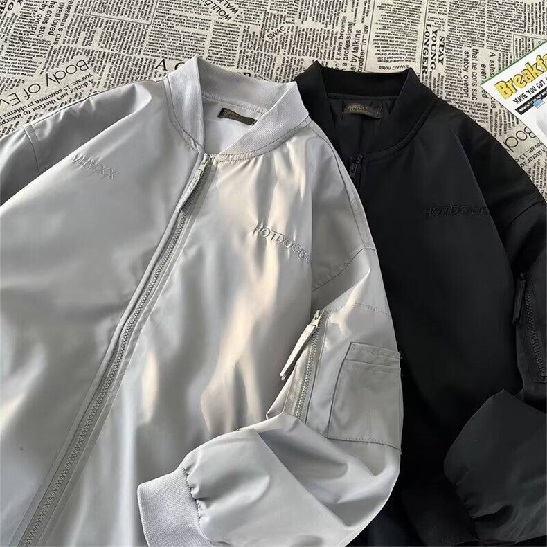 1506-1/JAA281/P55美式教练夹克立领冲锋衣男休闲宽松拉外套,男装夹克,星座1506-1