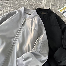 1506-1/JAA281/P55美式教练夹克立领冲锋衣男休闲宽松拉外套，男装夹克，星座1506-1