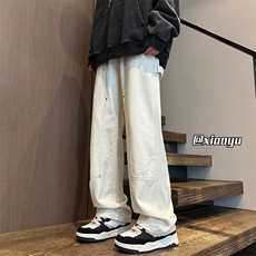XZ616秋季新款百搭微喇休闲牛仔伐木长裤TY2402P65控78，男装休闲裤，星座512A（原616）