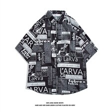 四季打底衬衫夏季夜店衬衫花季沙滩外套学生CS1150P25，男装衬衫，星座301D-5(原星座1415）