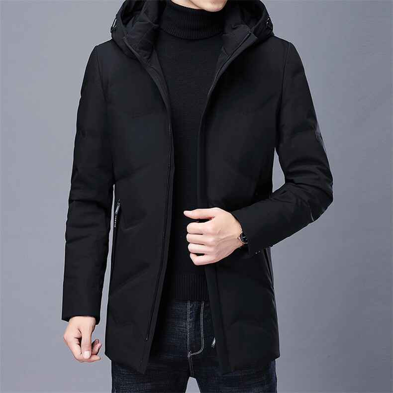 新款2023冬季羽绒服白鸭绒可脱卸帽外套中年爸爸装SFT93738-P330,男装羽绒服,电商B212（原钱塘6029）